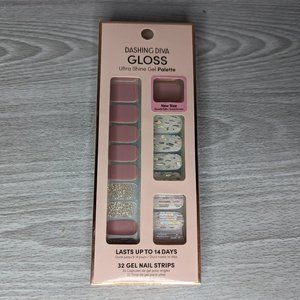 Dashing Diva Gloss Ultra Shine 32 Nail Gel Strips Color After Glow